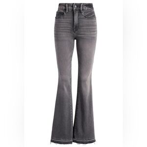 Good American Good Legs Flare Jeans in Black338
